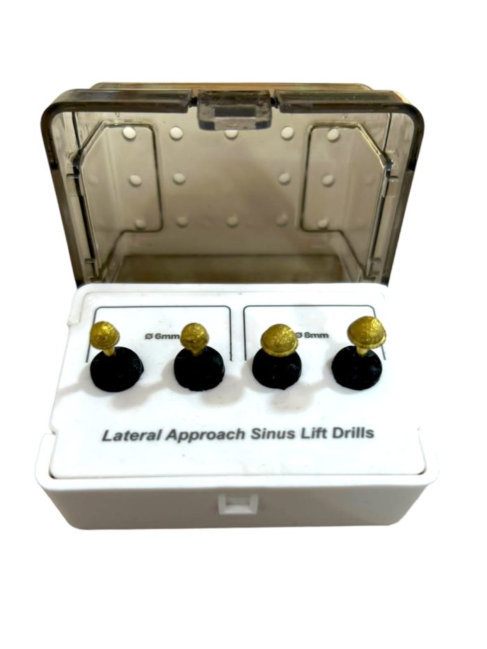Dental Lateral Approach Drill Kit Sinus Lift Membrane Diamond Coated Burs